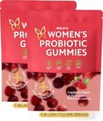 Women's Probiotic Gummies，Women's Exclusive pH Balanced probiotics, enriched with 5 Billion CFUs of Active Bacteria, Cranberry Flavor, Providing Care for Intimate Health（120） - Image 2