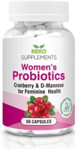 Women’s Probiotics 40 Billion CFU Fortified Enhanced with D-Mannose Cranberry Vitamin C Selenium Zinc Bio Cultures for Women Intimate Flora Gut Health |60 Vegan Capsules - Image 2