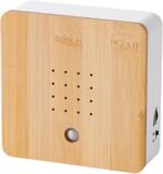 Wood Bird Singing Speaker - Nature Sound Machine, Battery Operated White Noise Generator, Cordless Relaxation Sleep Aid Machine, Compact Desk Ornament Room Decoration for Nursery Home Office Travel - Image 2