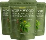 Wormwood Black Walnut and Clove Capsules | High Strength Supplement for Humans | 2 Months Supply | 60 Capsules, 600mg per Serving | Vegan Supplement and UK Made (Pack of 3) - Image 2
