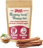 YEARS 2-in-1 Beef & Chicken Natural Dog Dental Chews for Digestion | 120g | Probiotic Yogurt & Hemp Organic Dog Treat - Image 2