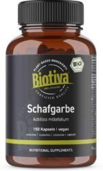 Yarrow Organic 150 Capsules - Achillea - 100% Vegan - Composite Plant - Purely Herbal - Packed and Certified in Germany - HPMC Capsules - Image 2