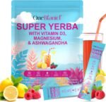 Yerba Mate Instant Tea Powder -Super Yerba Mate Raspberry Lemonade |30 Servings Clean Energy & Gut Health | Low Sugar with Probiotics - Image 2