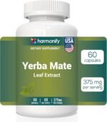 Yerba Mate Leaf Extract – 375mg, 60 Capsules – Natural Energy Booster, Mental Clarity&Metabolism Support – Caffeine-Rich Herbal Supplement - Image 2