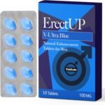 YutiLabs - ErectUp V-Ultra Blue 10 Tablets for Men Natural Support for Enhanced Performance and Vitality. Strong Natural Blue Tablets - Image 2
