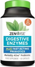 Zenwise Digestive Enzymes Probiotics and Prebiotics - 60 Count - Image 2