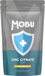 Zinc 100mg 120 Tablets Max Strength | Immune Function, Fertility & Healthy Bones, Vision, Hair, Nails and Skin | Zinc Citrate Supplement | Vegan UK Made | GMP Approved | MOBU - Image 2