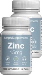 Zinc 15mg Tablets | Contributes to Normal Fertility, Hair, and Immune System Function | Potent One-a-Day Formula | 360 Tablets = 12 Months' Supply | Manufactured in The UK to GMP Standards - Image 2