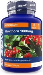 Zipvit Hawthorn Berry Leaf Tablets 1000mg, 90 Vegan Hawthorn Tablets 3 Month Supply - Image 2