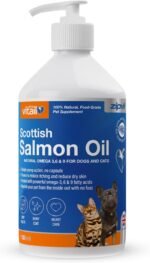 Zipvit Salmon Oil for Dogs 1 Litre, 100% Pure Scottish Salmon Oil. Natural Omega 3, 6 & 9 Supplement for Dogs and Cats. Supports Healthy Coat and Skin and Maintains Joint and Brain Health. - Image 2