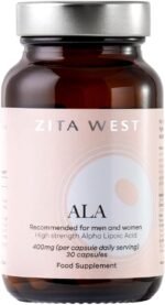 Zita West Alpha Lipoic Acid (ALA) 400mg - High Strength Antioxidant for Male & Female Fertility, PCOS Support, Energy Production - 30 Capsules (One Month Supply) - Image 2