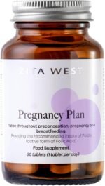 Zita West Pregnancy Plan Conception Vitamins - Preconception, Pregnancy & Breastfeeding Multivitamin - including Folate - 30 Tablets (1 Month Supply) - Image 2