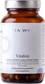 Zita West Vitafem Premium Fertility Supplement for Women - Prenatal Vitamins with Folate for Preconception Support - 60 Capsules (1 Month Supply) - Image 2