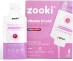 Zooki 3000iu Liposomal Vitamin D3 + K2 Liquid Sachets | 4X Higher Absorption | Ultimate Immunity, Bones, Muscles Support | Vegan | (Mixed Berry Flavour, 30 Servings) - Image 2