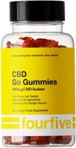fourfive CBD Gummies - 300mg Strength for Sports Performance, Mental Wellbeing & Improved Sleep, Natural & Vegetarian Friendly - Image 2