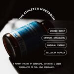 fourfive Cordyceps Mushroom Supplement (4000mg) Performance Blend with CoQ10 and Vitamins C, B6 and B12, Support Physical Performance, Energy & Recovery - 60 Capsules - Image 3