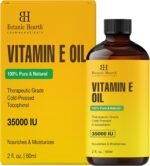 Botanic Hearth Vitamin E Oil | 100% Pure And Natural For Growth Of Nails, Hair, Eyebrows & Eyelashes | 35,000 Iu | Hair & Body Oil With Eyebrow & Eyelash Brush| 2 Fl Oz - Image 3