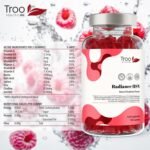 Troo Health Care Radiance HSN 150 Raspberry Flavour Gummies - Advanced Hair Skin & Nails Supplement for Men & Women - 13 Essential Nutrients Inlcuding Biotin - Image 5