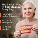 Benjamin Button Marine Collagen Liquid Sachet w/Hyaluronic Acid & Vitamin C | for Hair, Skin, Nails & Joints | 12,000mg High Strength Hydrolysed Collagen (Orange, 28x Sachets) - Image 5