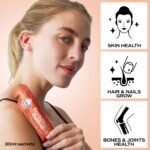 Benjamin Button Marine Collagen Liquid Sachet w/Hyaluronic Acid & Vitamin C | for Hair, Skin, Nails & Joints | 12,000mg High Strength Hydrolysed Collagen (Orange, 28x Sachets) - Image 8