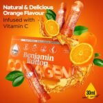 Benjamin Button Marine Collagen Liquid Sachet w/Hyaluronic Acid & Vitamin C | for Hair, Skin, Nails & Joints | 12,000mg High Strength Hydrolysed Collagen (Orange, 28x Sachets) - Image 9