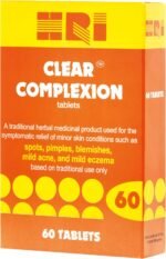 HRI Clear Complexion 30 Tablets - for Symptomatic Relief of Minor Skin Conditions Such as Spots, Pimples, Blemishes, Mild Acne, Mild Eczema. 1 Pack - Image 4