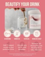 Beautivite 100% Pure Collagen Powder - Hot or Cold Hydrolyzed Drink, Tasteless & Dissolves Easily - Salt, Yeast, Lactose & Gluten Free - Bovine Collagen Powder for Women, 30 Servings - Image 5