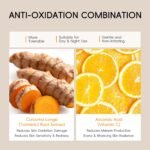 Turmeric Vitamin C Skincare Set, 7PCS Face & Body Care Kit for Hydrating, Soothing & Pore Refining, Christmas Birthday Pamper Gift for Women Teenage Girls, Travel size, for Dull & Uneven Skin - Image 4