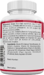 Blemless 30 Day- Clear Skin Supplement Pills Designed to Reduce Oily Breakouts from Spots & Blemishes with Vitamins A, B5, NAC, & Selenium for Women, Men, Teens, & Adults | 60 Natural Capsules - Image 7