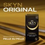 SKYN Original Condoms (40-Pack) - SKYNfeel Latex Free Condoms for Men, Regular Size, Strong & Thin, Smooth Straight Shape, Lubricated, 53mm Wide - Image 6