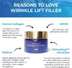 Reverse Life - Day Cream - Face Cream for Wrinkles with Lifting and Filling Properties - Contains Hyaluronic Acid, Marine Collagen & Retinol - 50ml - Image 4