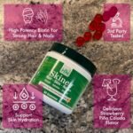 Health Thru Nutrition Skineu Hair, Skin & Nails+ Gummies | Biotin 5000mcg, Hyaluronic Acid, Retinyl Palmitate | Beauty Support - Strength & Hydration | Strawberry Piña Colada Flavor | 60 Gummies - Image 4