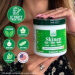 Health Thru Nutrition Skineu Hair, Skin & Nails+ Gummies | Biotin 5000mcg, Hyaluronic Acid, Retinyl Palmitate | Beauty Support - Strength & Hydration | Strawberry Piña Colada Flavor | 60 Gummies - Image 5