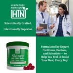 Health Thru Nutrition Skineu Hair, Skin & Nails+ Gummies | Biotin 5000mcg, Hyaluronic Acid, Retinyl Palmitate | Beauty Support - Strength & Hydration | Strawberry Piña Colada Flavor | 60 Gummies - Image 7