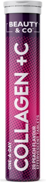 Beauty & Co Collagen Effervescent - Marine Collagen & Vitamin C Supplement - 500mg Per Tablet (1 Tube) - Image 2