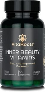 Inner Beauty Vitamins™ with Halal Marine Collagen, Biotin, Hyaluronic Acid & Vitamin D3 | All-in-One Hair, Skin & Nails Supplement | Women & Men | Clean, Ethical Formula | New & Improved by Vitaroots® - Image 2