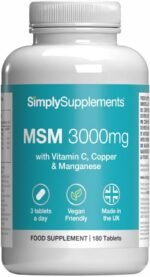 MSM 3,000mg | with Added Vitamin C | Supports Healthy Joints, Skin, and Immune Function | Vegan & Vegetarian Friendly | Made in The UK - Image 2