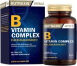 Nutraxin Vitamin B Complex, 60 Tablets - 10 Essential Vitamins with Biotin, Folic Acid & Choline for Energy, Metabolism & Skin Health - Vegan, Additives & Allergens-Free Immune System Booster - Image 2