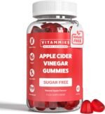 Vitammies Vegan Apple Cider Vinegar Gummies – Natural Fruit Flavour & Daily Vitamin C, B12 & B9 – Gelatine-Free, Non-GMO, Gluten & Sugar-Free & Vegan Apple Cider Gummies – 60 Count Gummy Vitamins - Image 2