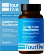 fourfive Cordyceps Mushroom Supplement (4000mg) Performance Blend with CoQ10 and Vitamins C, B6 and B12, Support Physical Performance, Energy & Recovery - 60 Capsules - Image 2