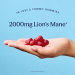 TRIP Lion’s Mane Gummies, Raspberry, High Strength, 6,000MG Lion’s Mane per Pack (60 Gummies), Vegan & 3rd Party Tested - Image 4