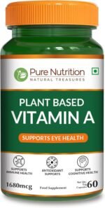 Pure Nutrition Plant-Based Vitamin A Beta Carotene, 4934iu, Skin, Eye and Immune Health Support | Non GMO - Image 2